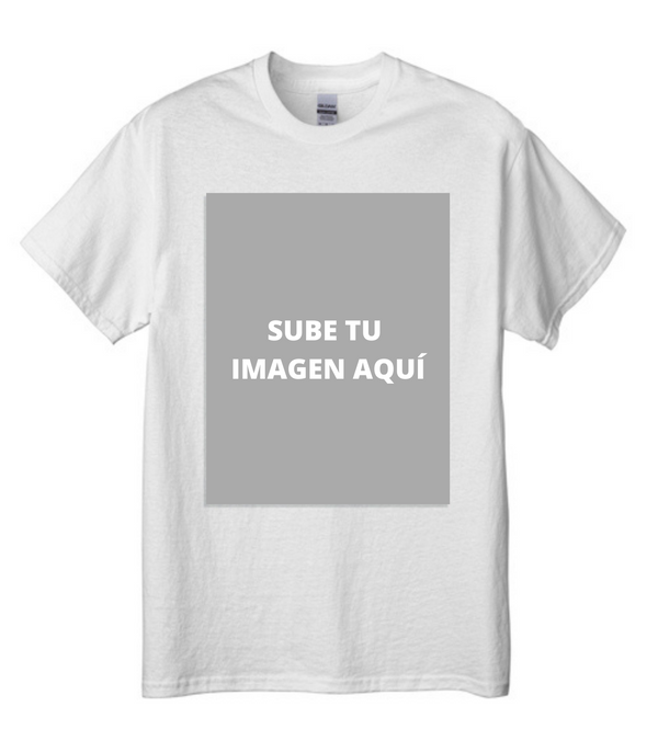 Playera personalizada blanca